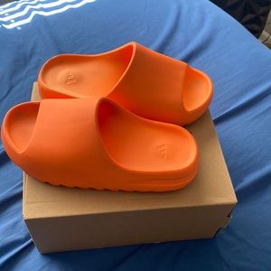 Yeezy Enflamed Orange Slides